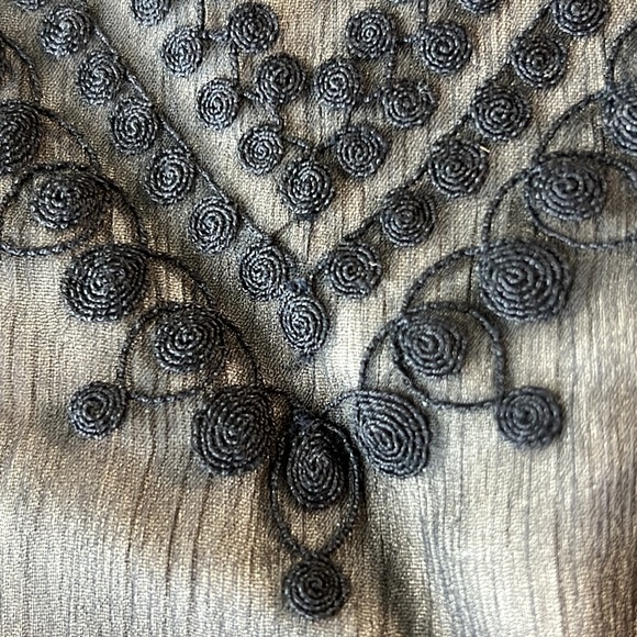 STYLE & Co Semi Sheer Embroidered NEW Tunic & Tank Top Boho Artsy Lagenlook 2X - Picture 16 of 17